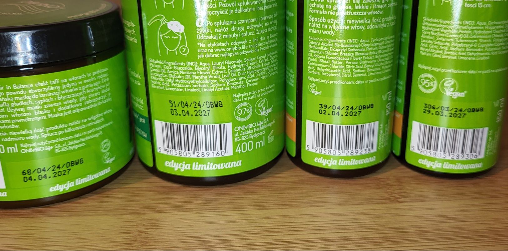 Zestaw do włosów OnlyBio Tymbark
