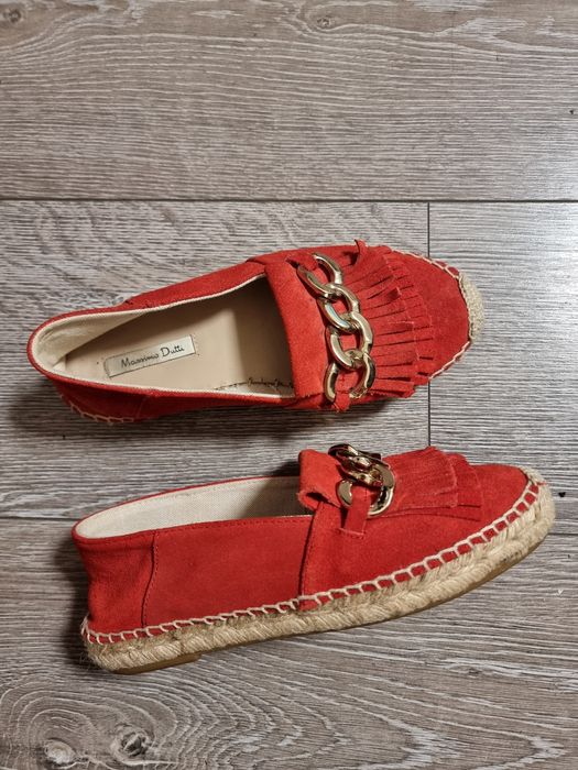 Еспадрильі шкіряні Massimo Dutti 35 р