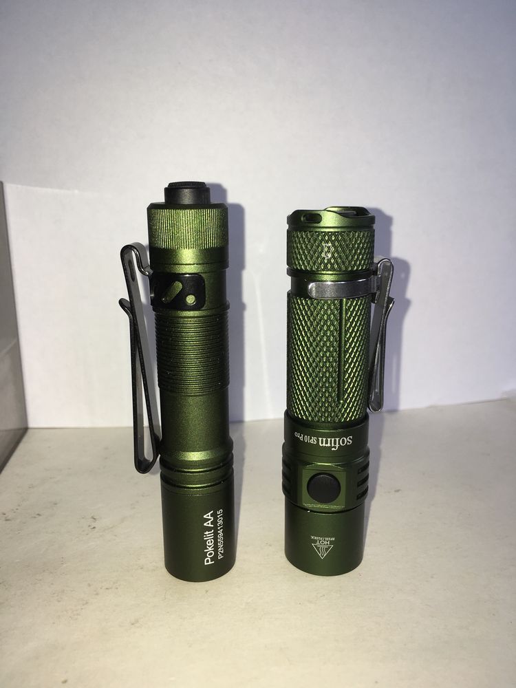 Sofirn SP10 Pro / V3.0 mini, Acebeam Pokelit AA