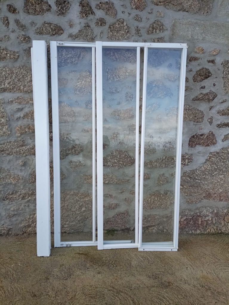 Cabine de duche em L