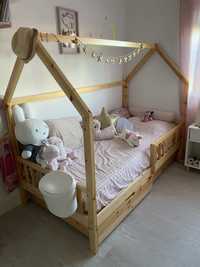 Cama Montessori casinha c/gavetas