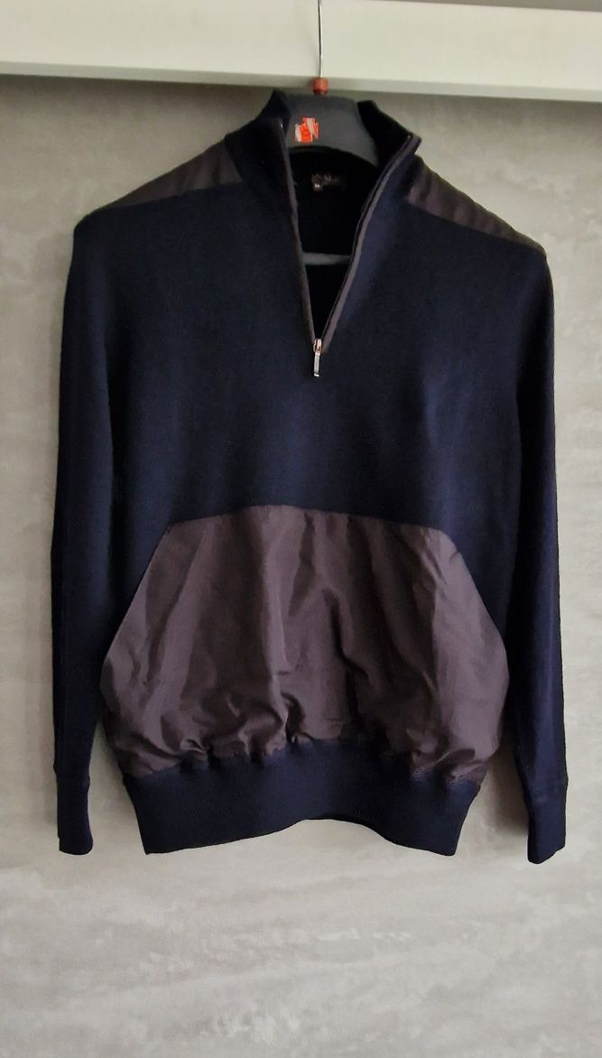 Piękny sweter   męski Canali merynos
made in Italy 
Sweter wykonany z