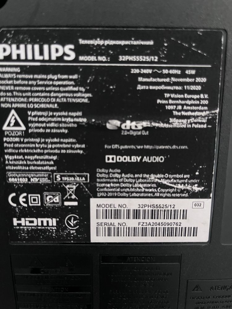 Tv 32 cale philips