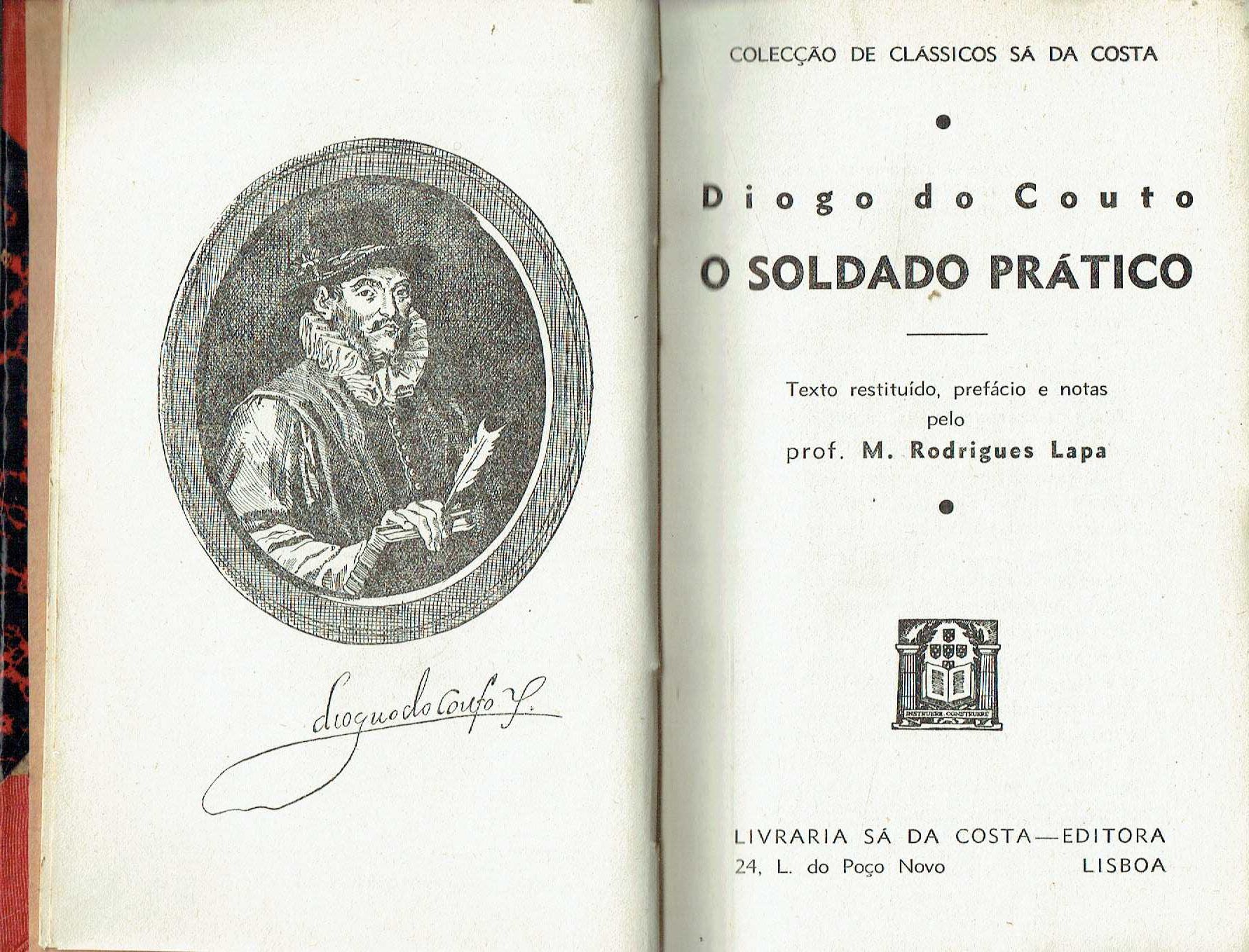 14601
	
O soldado prático 
de Diogo do Couto