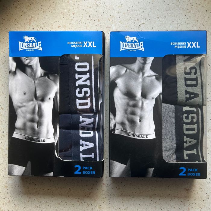 LONSdALE XXL bokserki XXL 4 sztuk 2x 2-pack