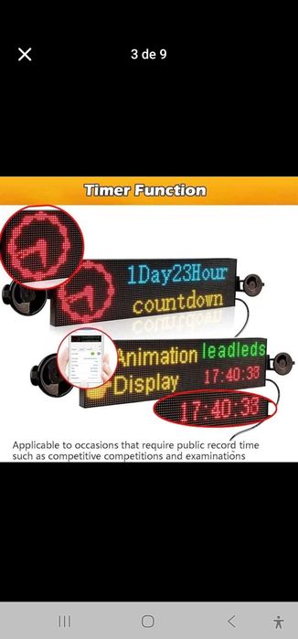 Placa de mensagens de rolagem automática do sinal do diodo emissor de