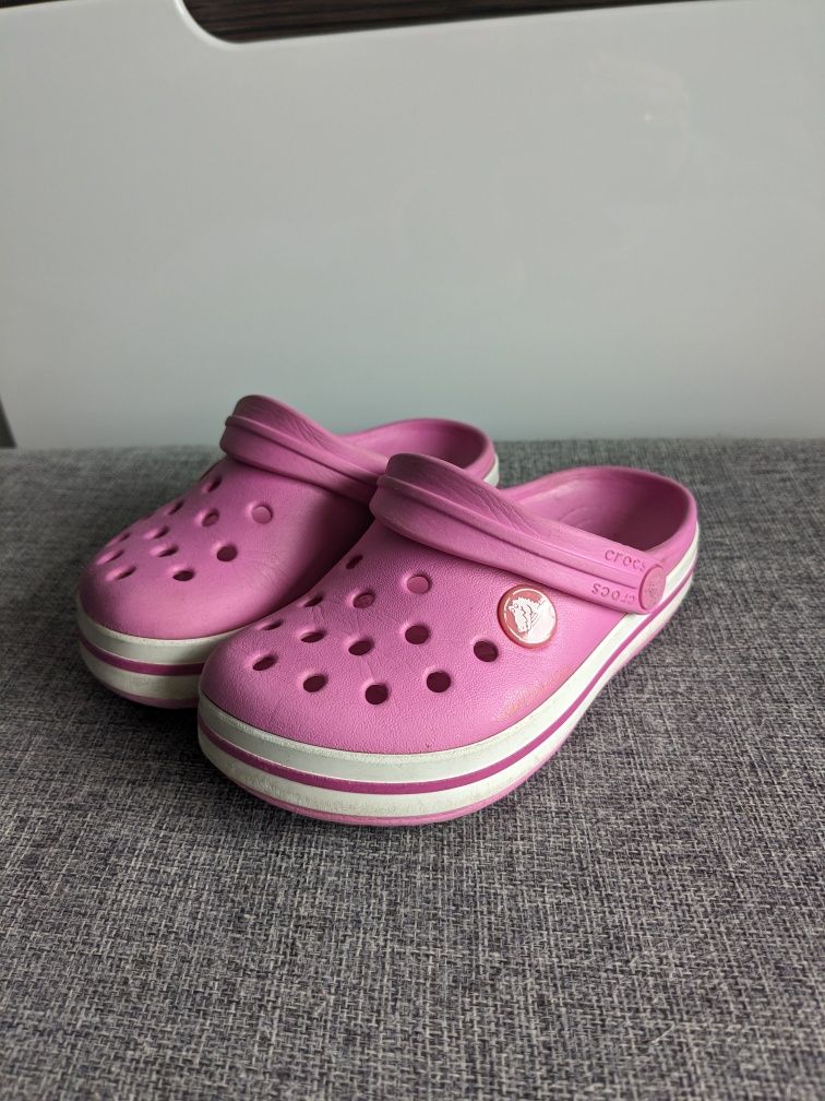 Klapki dziecięce dziewczęce CROCS Iconic C9