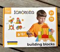 Дерев'яні кубики Igroteco 900453, 14 елементів Будівельні блоки
