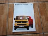 VW Transporter T3 Prospekt 28stron rok-1987