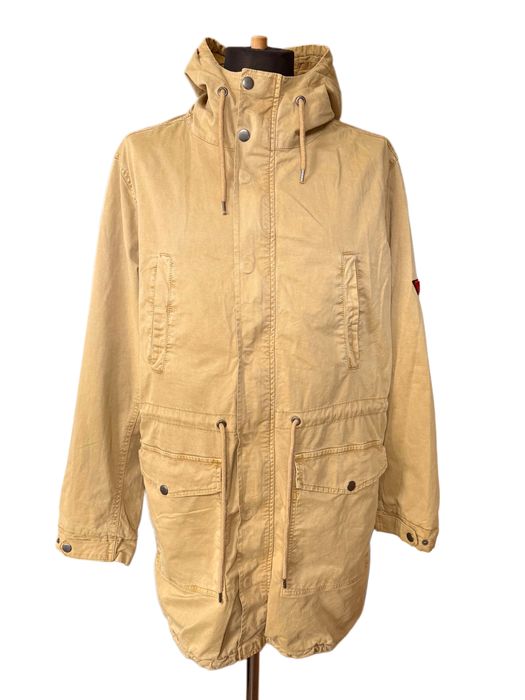 Kurtka Męska GUESS Vintage Parka Jesienna Beżowa L