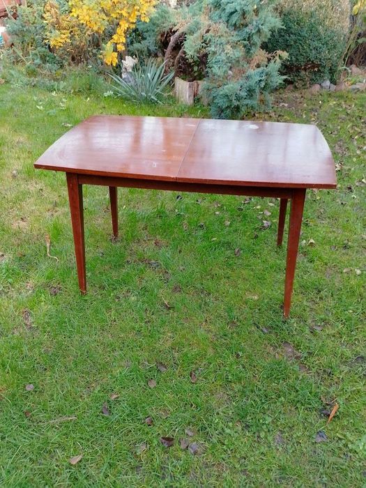 Дерев'яний лакований стіл Ерих Anklam розкладний Анклам стол гдр ретр
