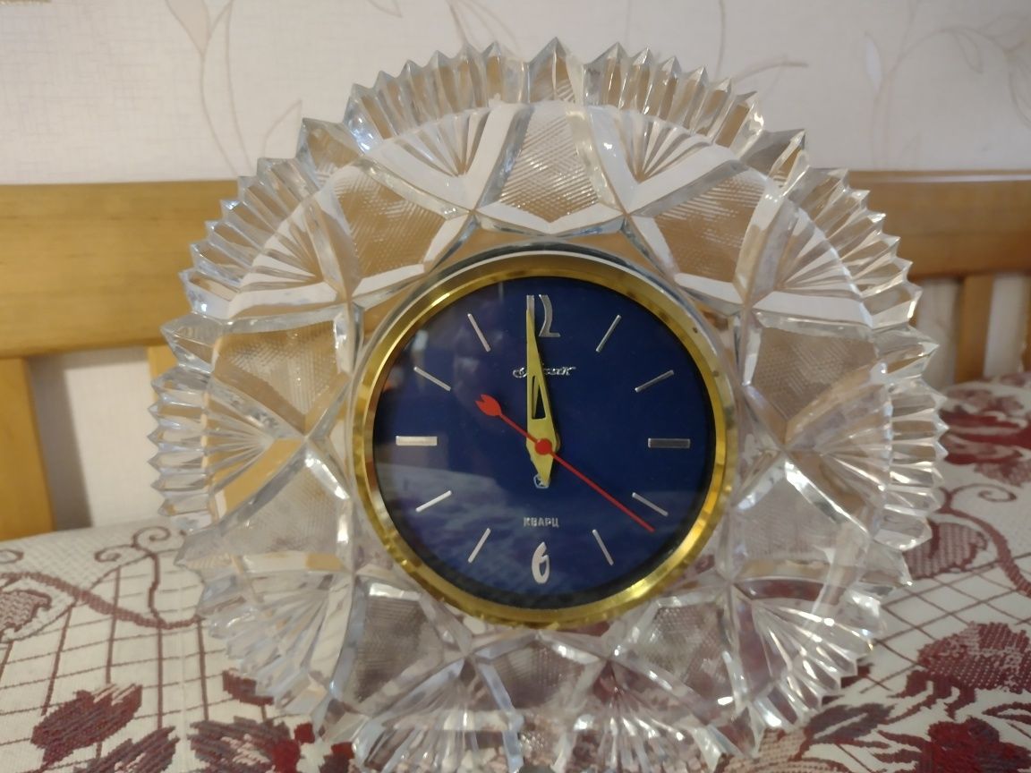 Часы Маяк в хрустале , СССР