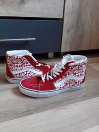 Buty Vans SK8-Hi Czerwone, nowe