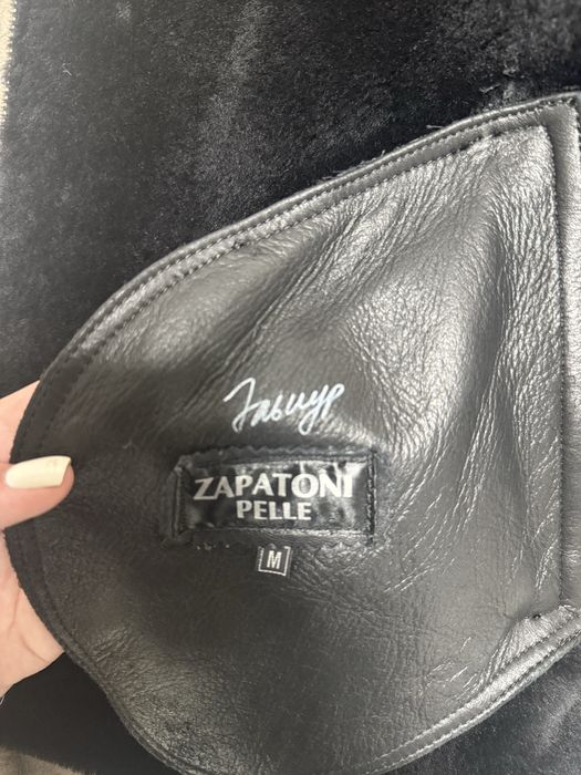 Шкіряна дублянка розмір M/L