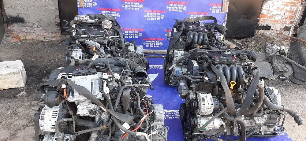 двигатель мотор Skoda VW TAURAN PASSAT B6 BKD 2.0 ТDI 103 К.В