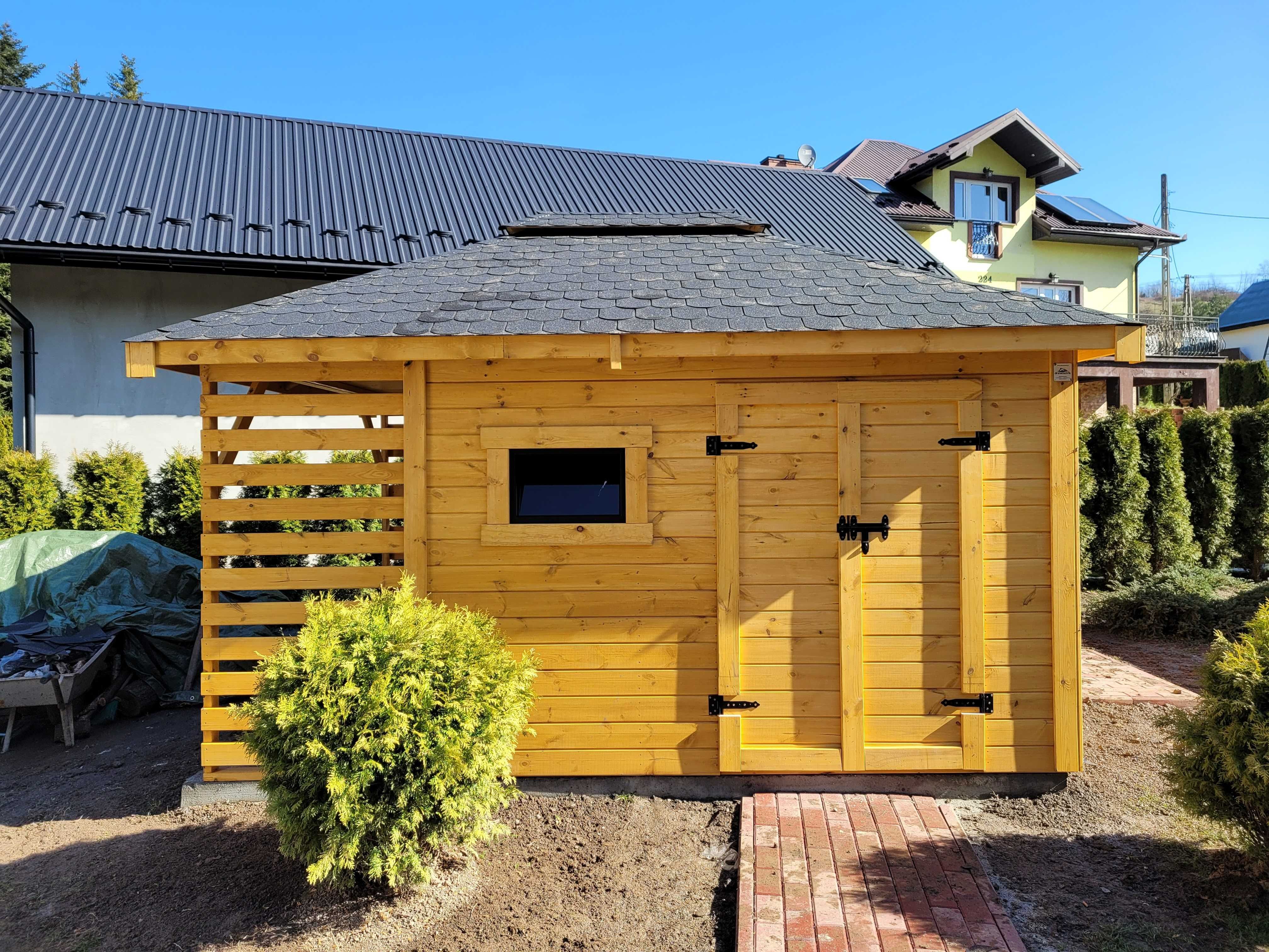 Domek Narzędziowy BARTEK 3x4m Drewutnia Producent DREWNOTRIK.PL