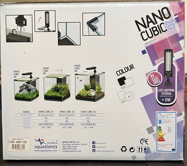 Aquário Nano Cubic 20