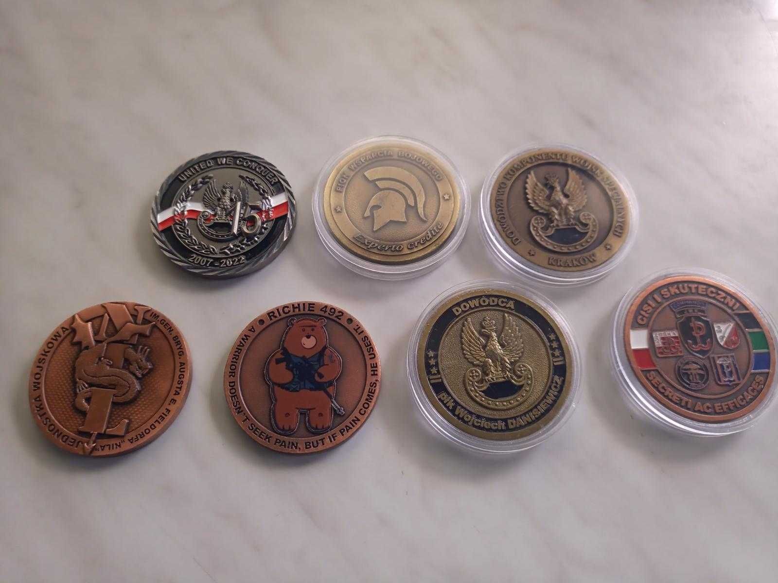 Coin, Coiny wojsk specjalnych GROM, FORMOZA, NIL, AGAT, JWK i inne.