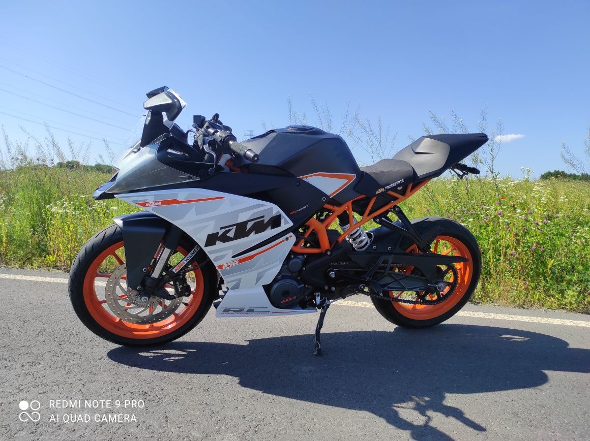 KTM rc 125 ->390 swap 125/390 Duke bezwypadkowy Niemcy transport