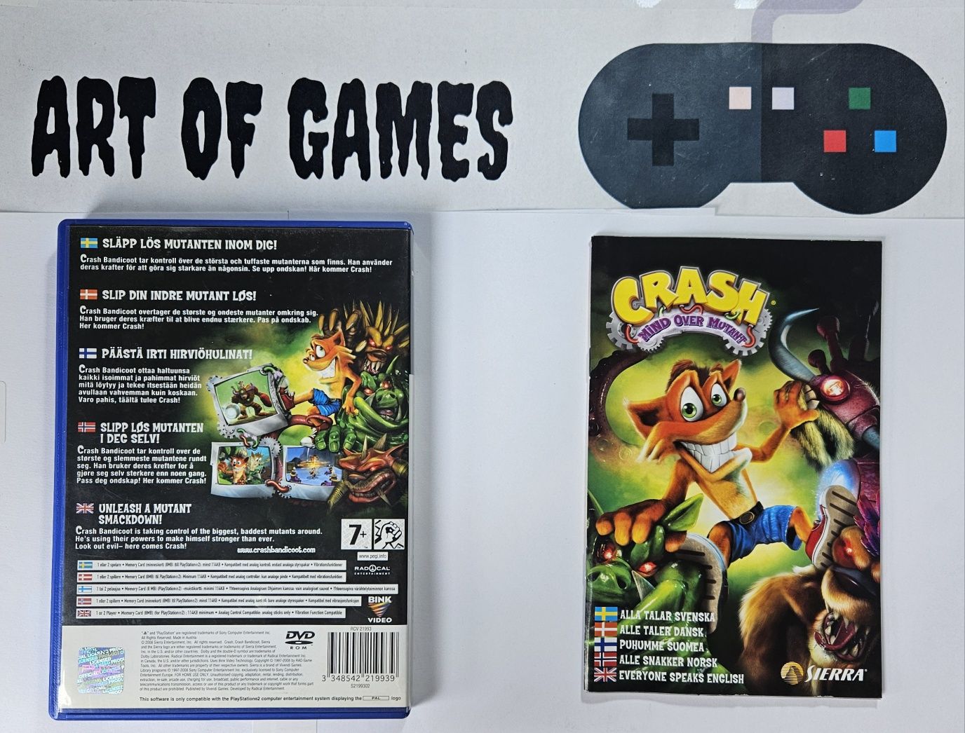 Crash Bandicoot Mind Over Mutant Ps2 Komplet ANG BDB Playstation 2