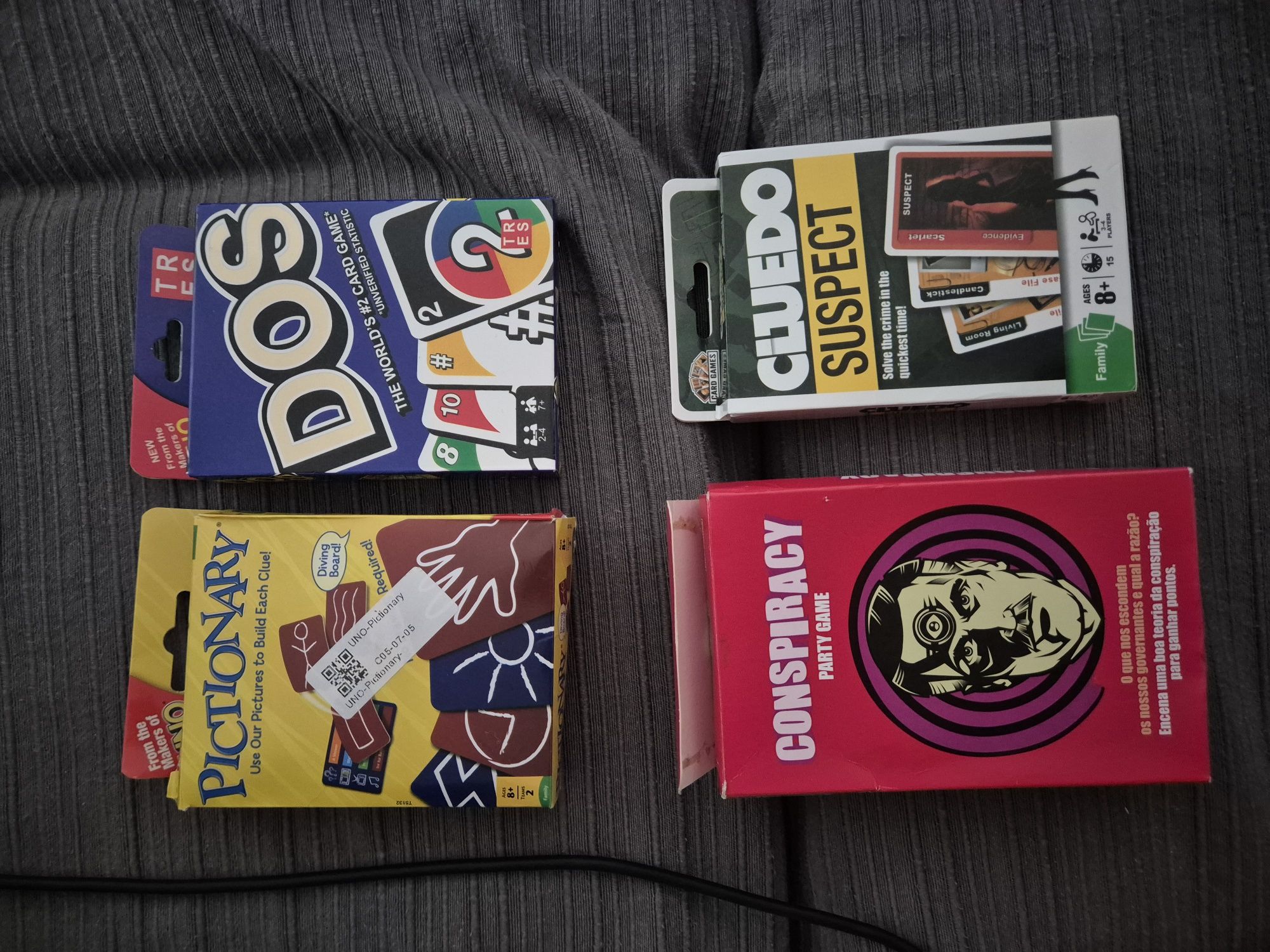 Jogos de cartas variados scrabble