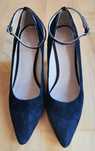 Eleganckie CZARNE buty szpilki Pier One