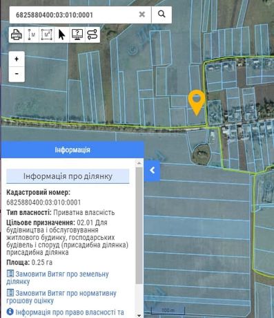 Продам земельну ділянку в селі Голохвасти Хмельницького р-ну (Ярмолене