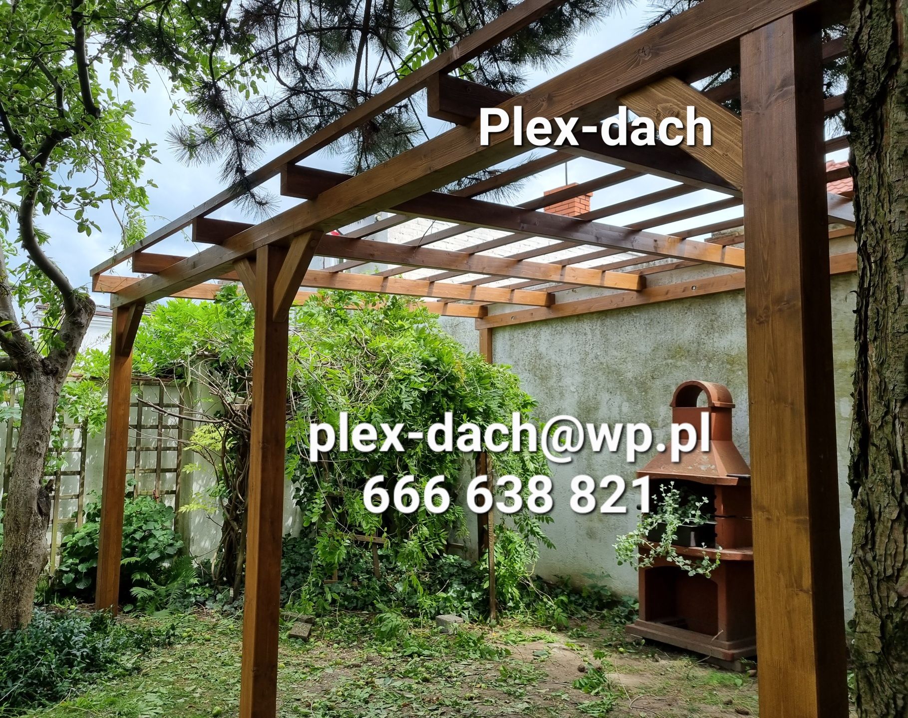 Pergola Drewno BSH Taras Zadaszenie