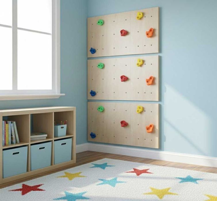 ścianka wspinaczkowa dla dziecka domowa plac zabaw prezent do pokoju