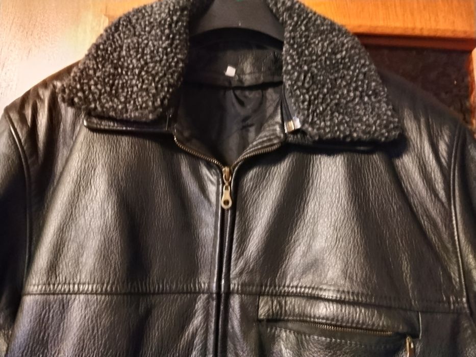 Kurtka męska z naturalnej skóry roz. L.