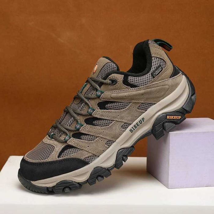 Новые мужские трекинговые кроссовки HikeUp (замша + текстиль).