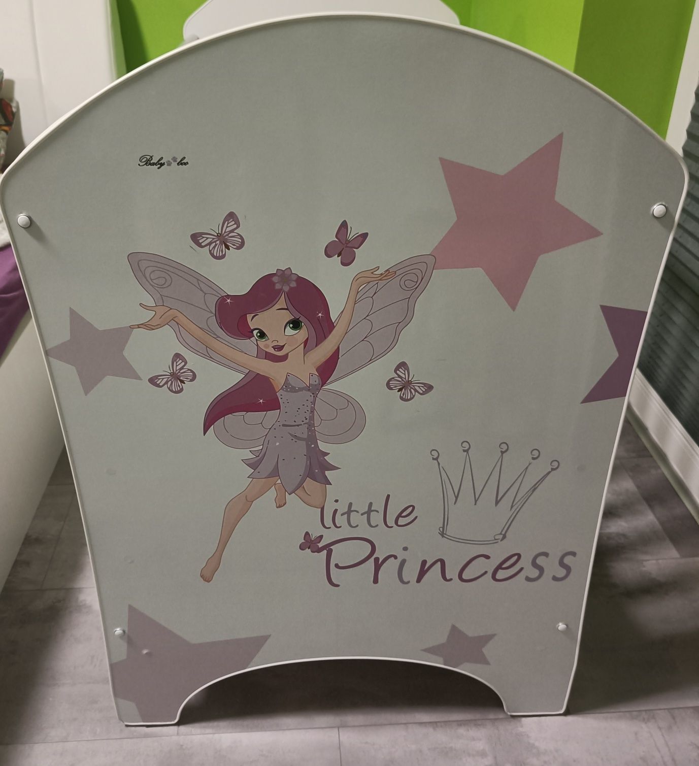 Łóżeczko dziecięce „little princess” 120×60 ze skrzynią