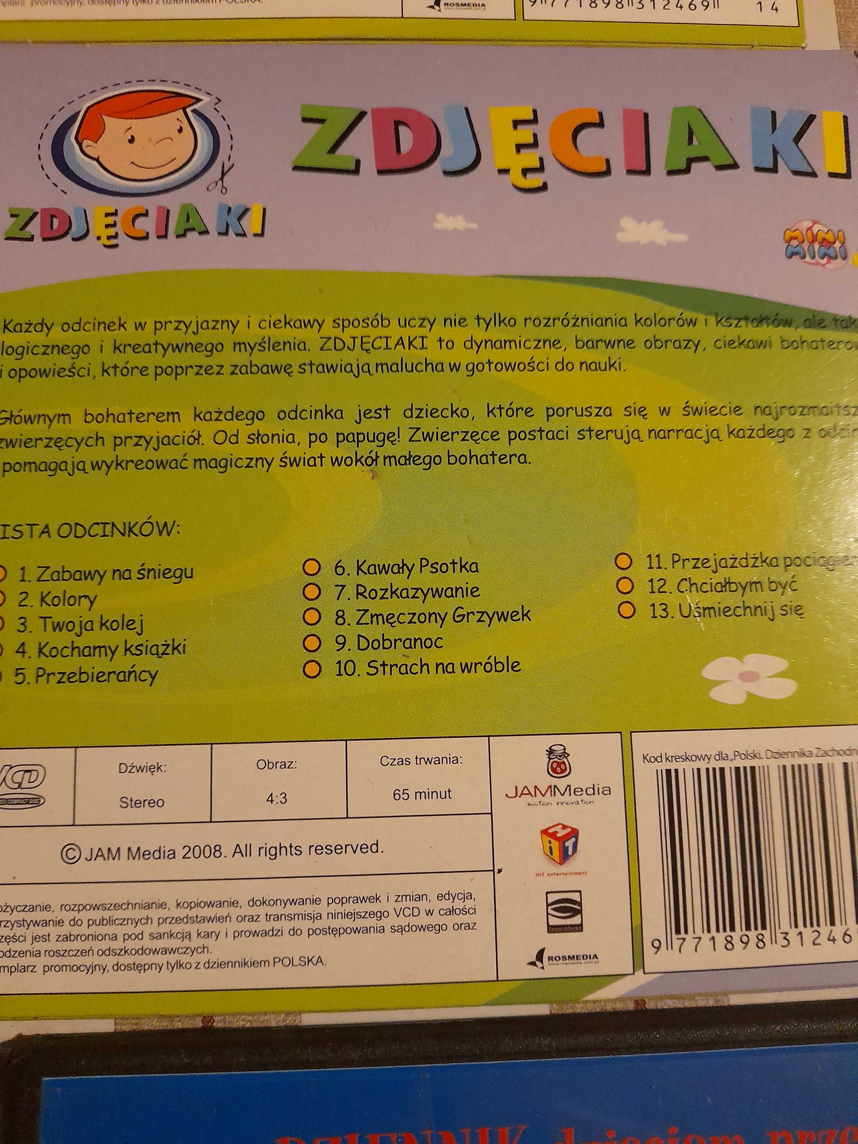 Inteligentne dziecko i zdjeciaki płyty vcd dla dzieci