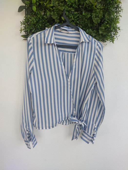 Camisa riscas azuis, Stradivarius