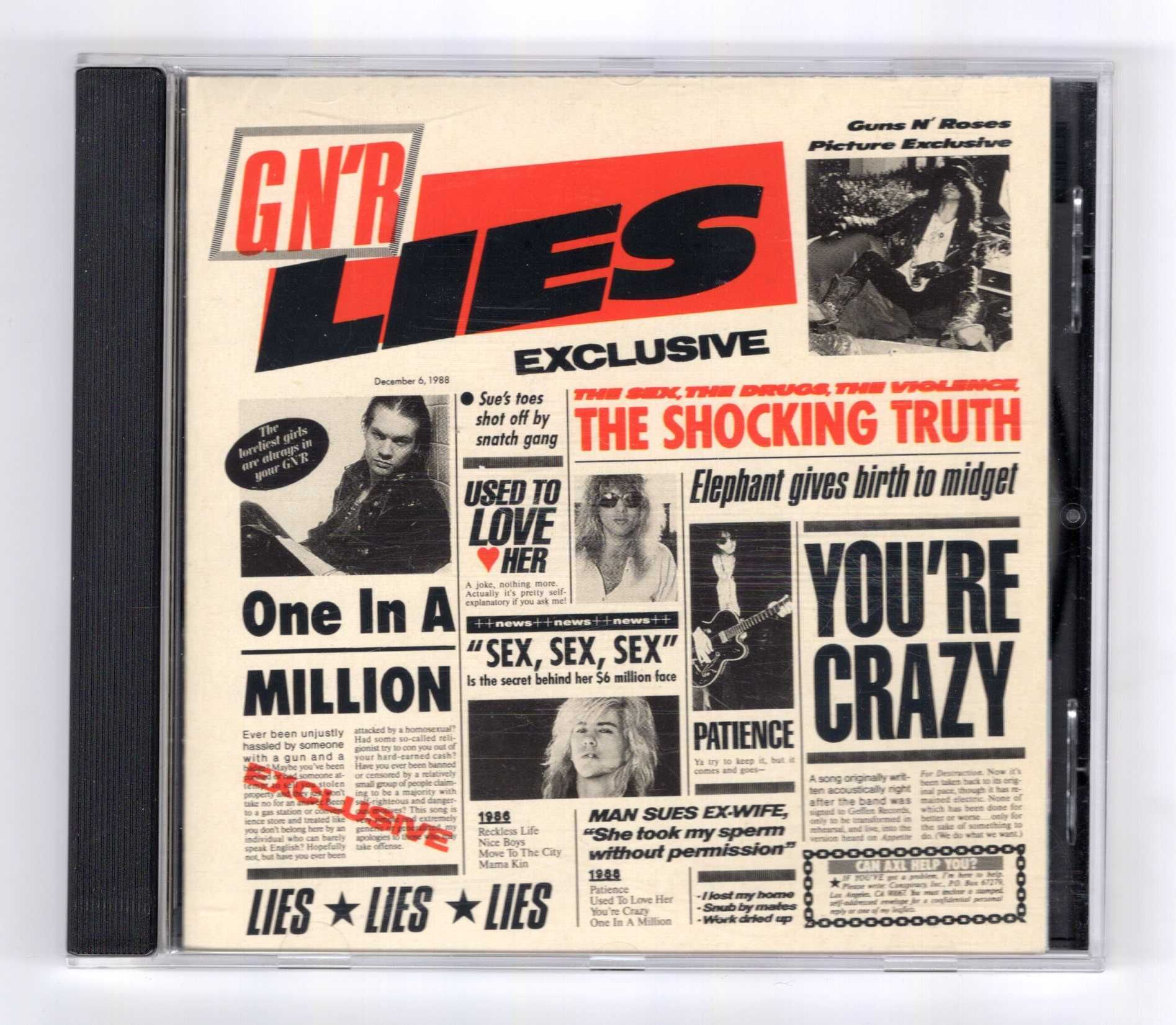 Guns N' Roses - G N' R Lies (CD)