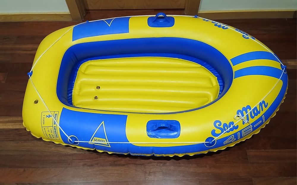Barco insuflável 1 pessoa