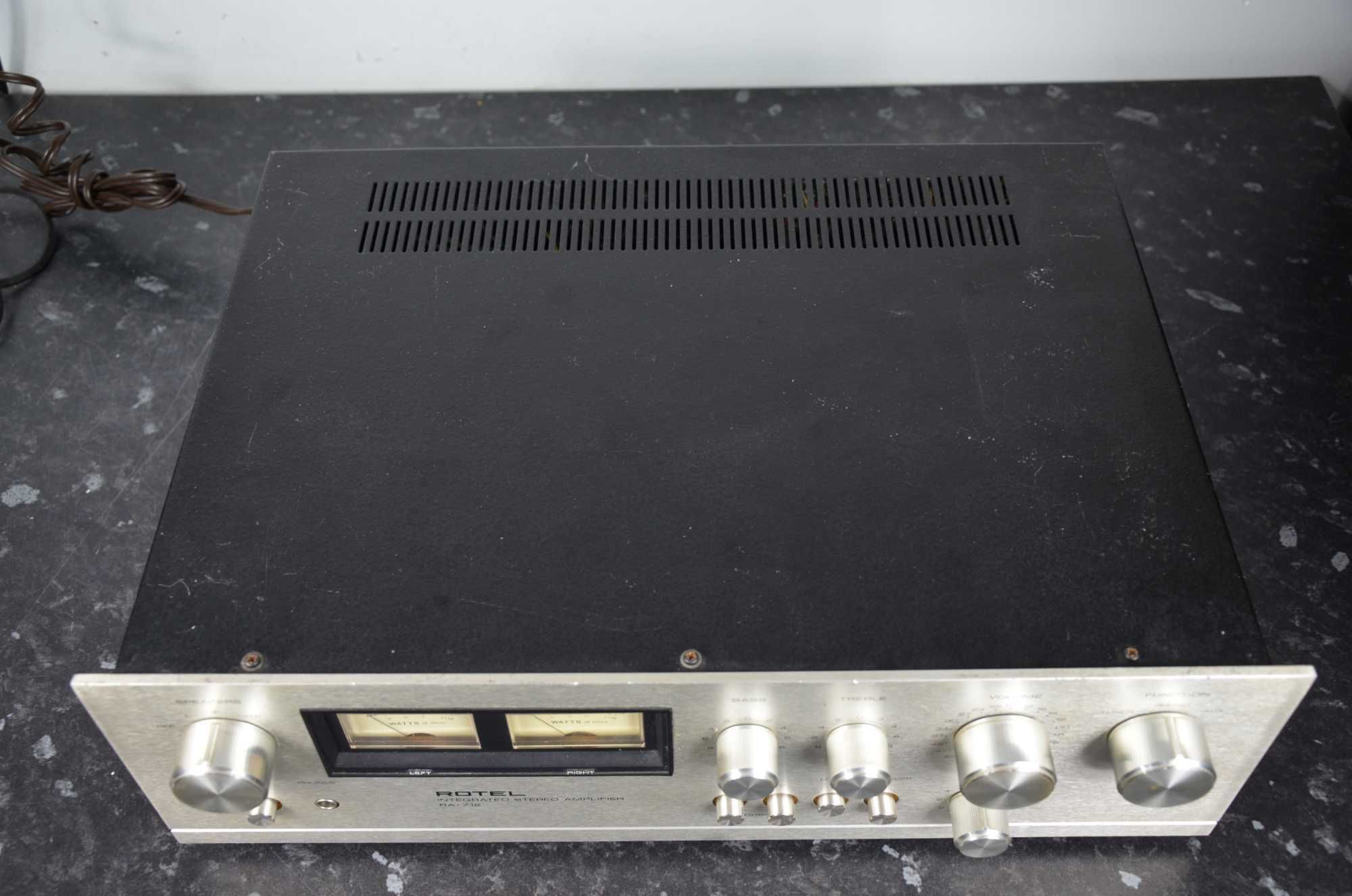 Wzmacniacz ROTEL RA-712 Stereo rarytas vintage