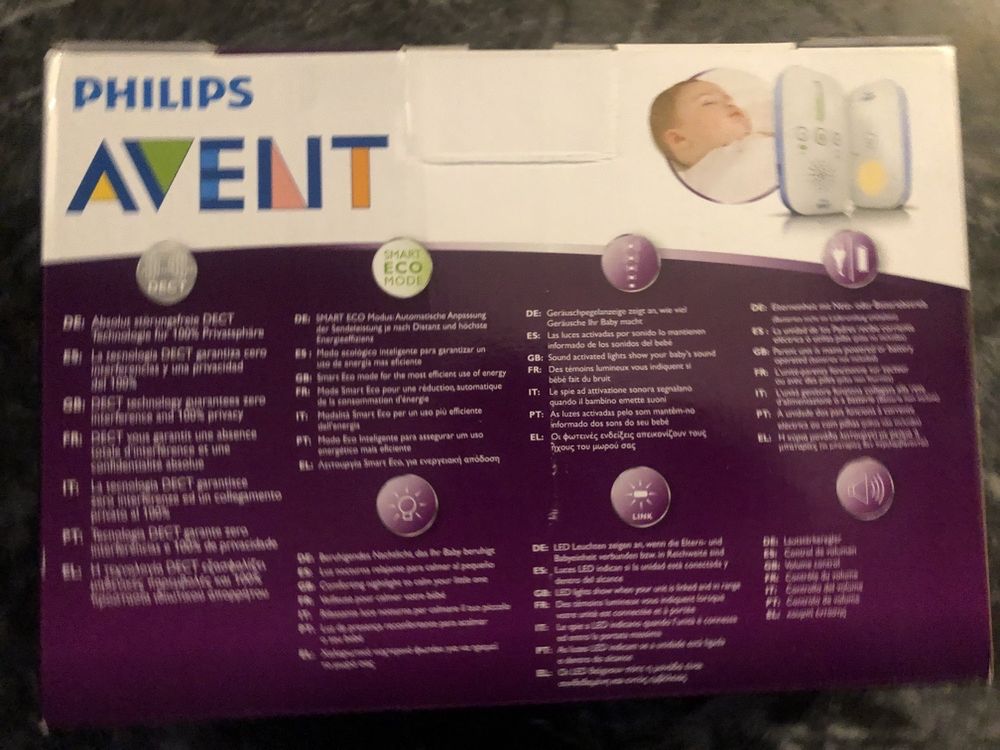 Intercomunicador Bebé philips Avent SCD501 - áudio até 300m