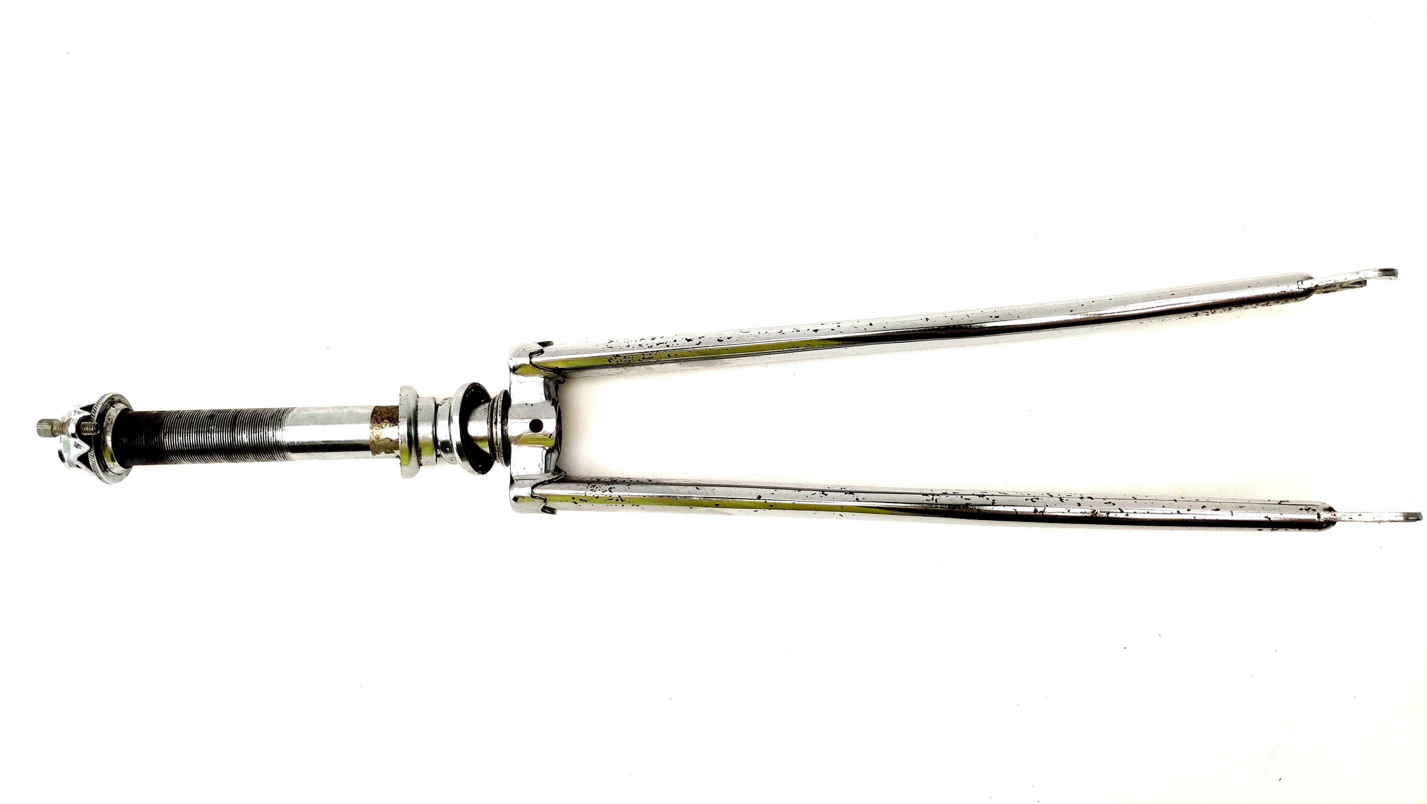 Klasyczny Widelec Szosowy 28'' CHROM 1 cal Vintage + Stery nr 231