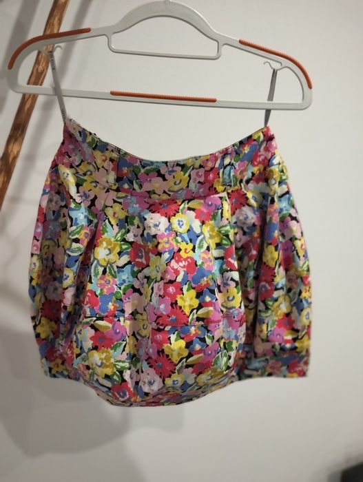 Spodnica Kolorowa w kwiaty styl bombka