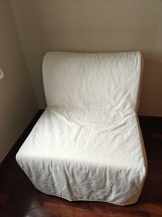 Sofá poltrona cama IKEA LYCKSELE - Muito Bom Estado