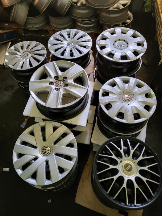 Felgi stalowe z oryginalnymi kołpakami!Wszystkie modele!Wv,Audi ,Skoda