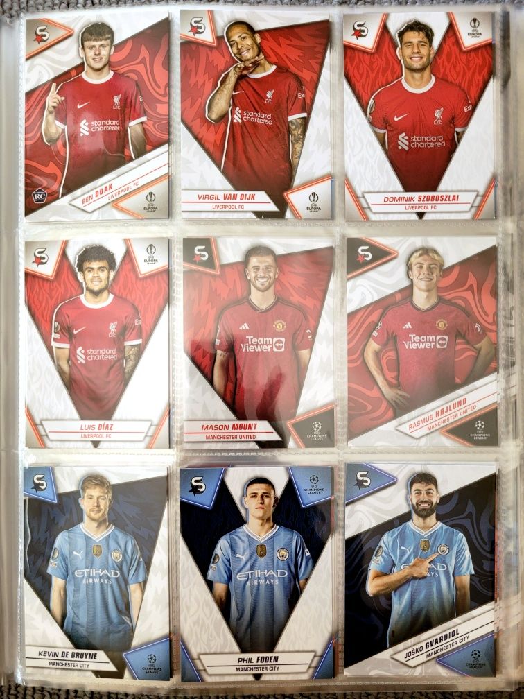 Lote Cartas Superstars Topps