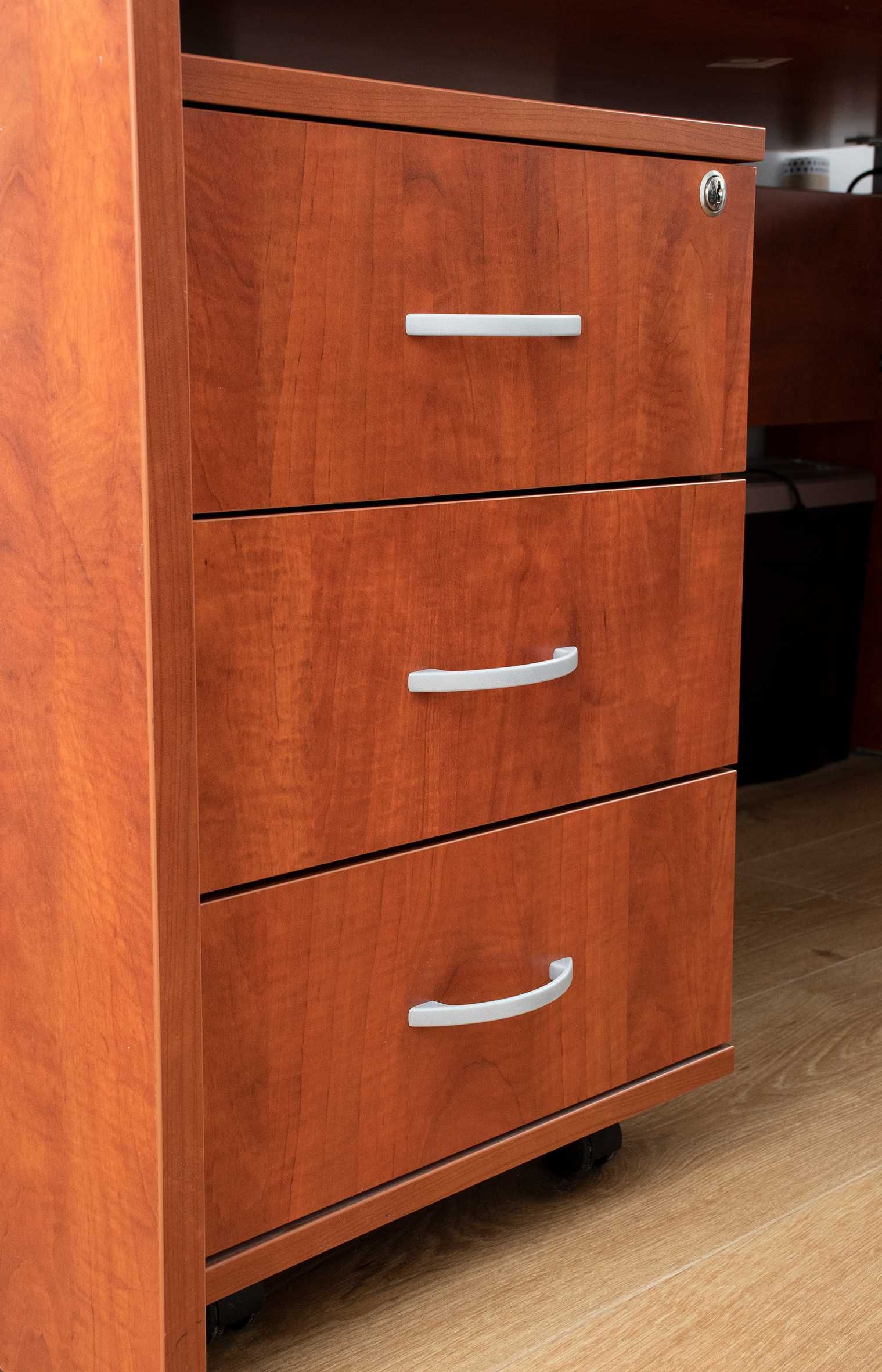 BALMA – BIURKO komputerowe z szufladami Duże 2 os* Solidne Ława 160x80