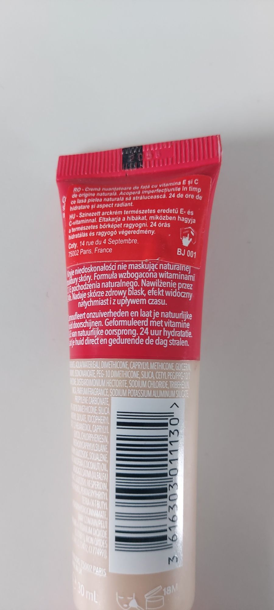 Podkład krem tonując Bourjois Healthy Mix Clean CC 002