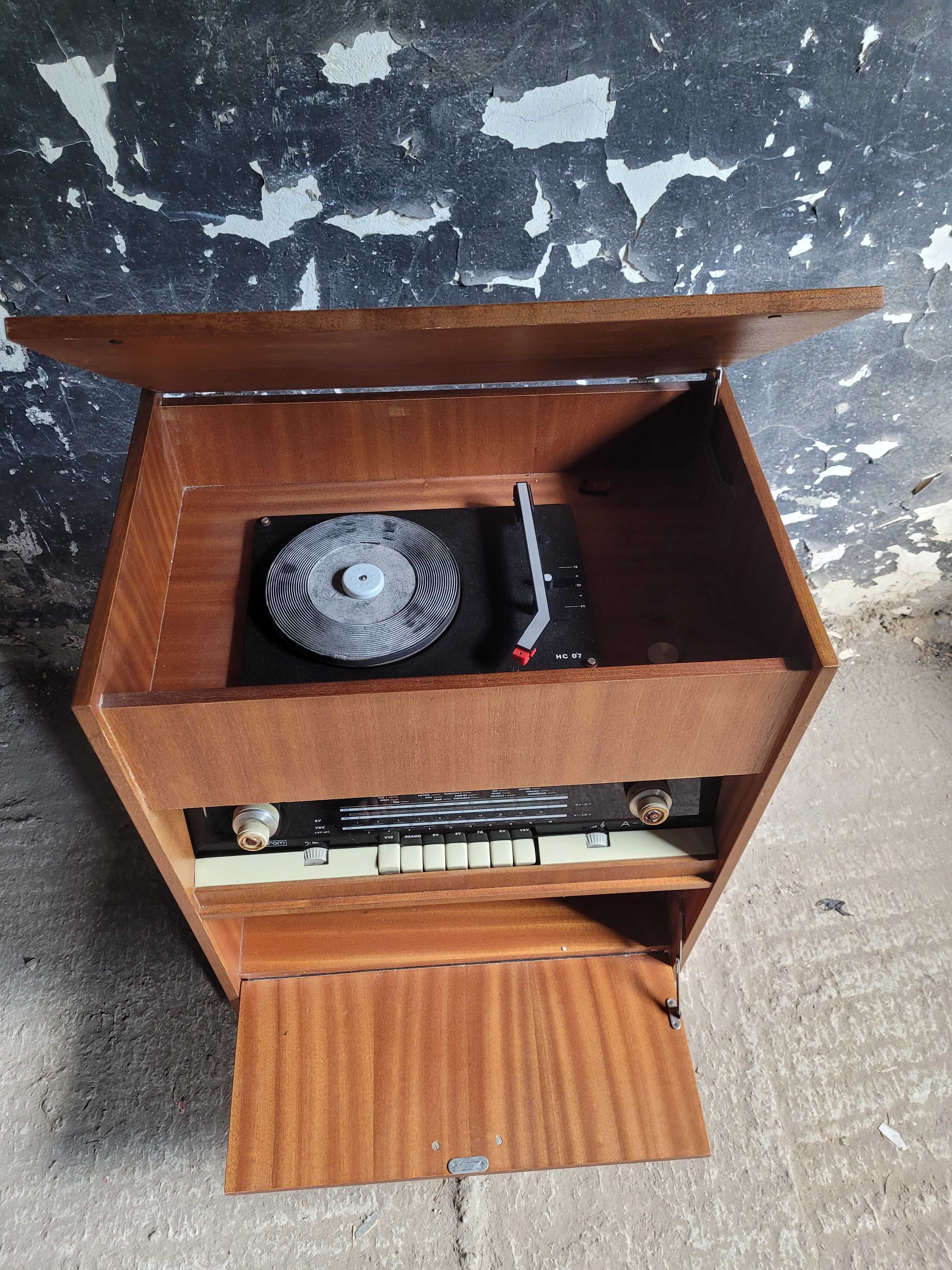 Szafka gramofonowa komoda  radio  resprom 60 lata