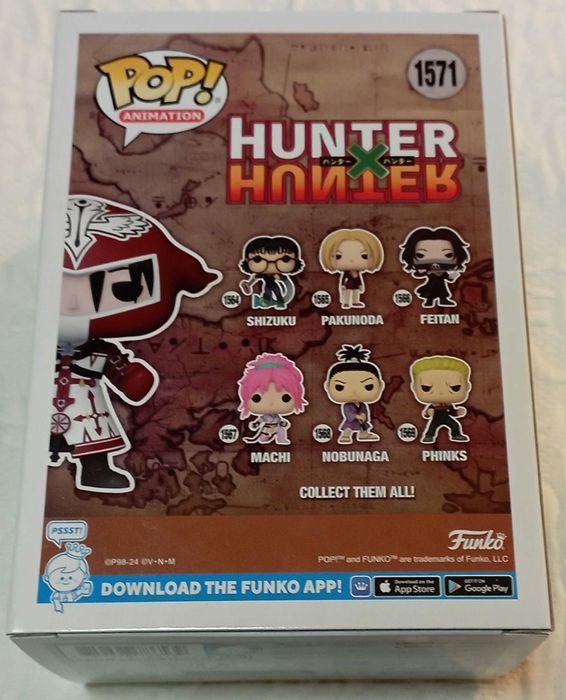 funko pop hunter x hunter 1571 feitan special edition