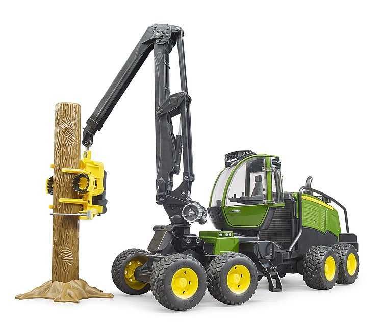 Харвестер John
Deere 1270G з 1
колодою Bruder Брудер 02135