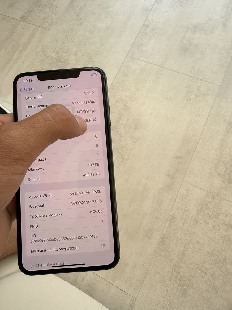 iPhone Xs Max 512 Gb Space Gray ІДЕАЛЬНИЙ Neverlok Айфон Apple