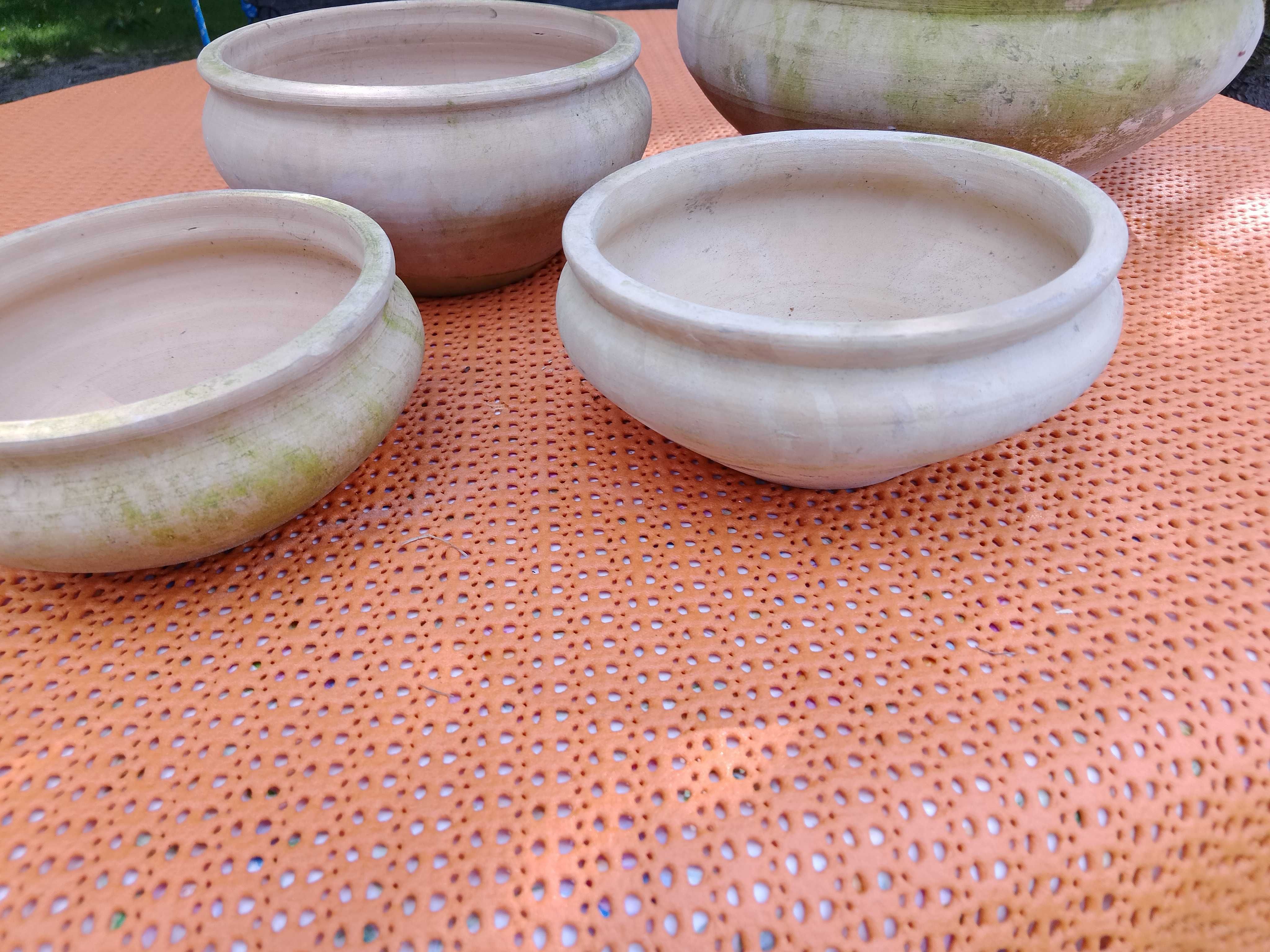 donice ceramiczne,terakota,komplet